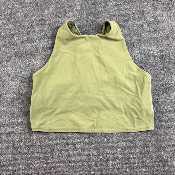 Athleta Tops - ATHLETA Women’s Olive Green Conscious Crop Athletic Tank Built-In Bra - Medium